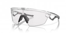brýle Oakley Sphaera Clear To Black Iridium Photochromic Lenses,  Matte Clear Frame