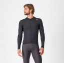 Castelli - dlouhý zateplený dres ESPRESSO THERMAL JERSEY - LIGHT BLACK S