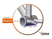 Středové složení CEMA BBRIGHT46 Interlock BLACK