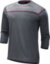 Enduro Comp 3/4 Jersey - Grey/Red Medium