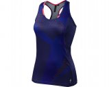 Shasta Tank Top - Shadow Bars / Indigo Medium