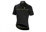 Deflect SL Elite Race SS Jersey - Black/Neon Yellow Large