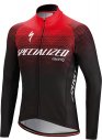 Therminal SL Team Expert LS Jersey - Black/Red Medium