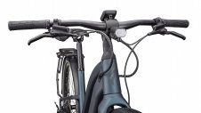 Turbo Vado SL 2 5.0 Step -Through - Satin Deep Lake Metallic / Black Liquid Metal Frost M