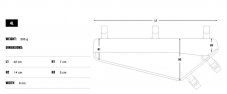 Brašna Apidura Racing frame pack