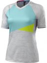 Women's Andorra Comp Jersey - Light Gray/Light Teal XL