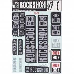 samolepky ROCKSHOX DECAL KIT 35MM DC POLAR GREY