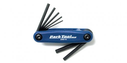 Sada klíčů v noži 7ks Parktool AWS-10
