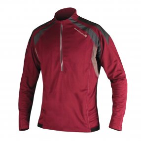 Endura Humvee dres dlouhý rukáv Burgundy M